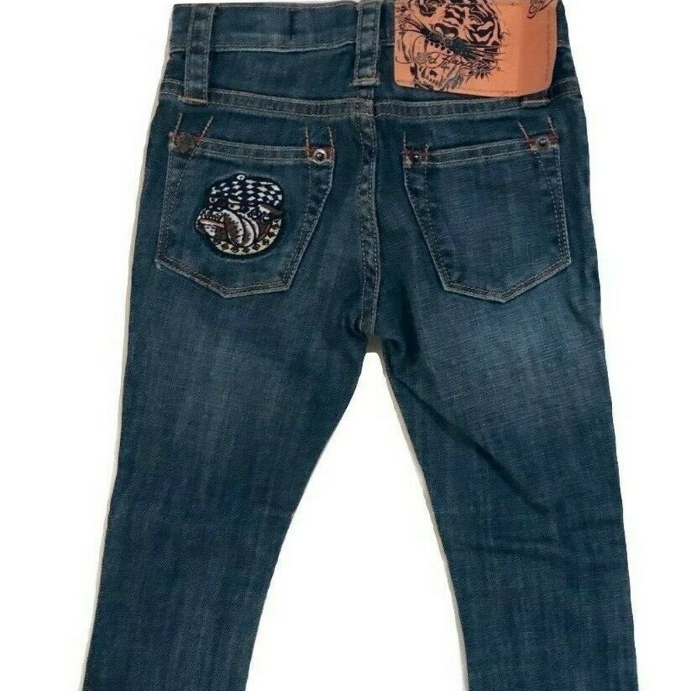 Ed Hardy Boy's Boot Cut Jeans Size 4